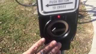 Push-button crossing device malfunctioning