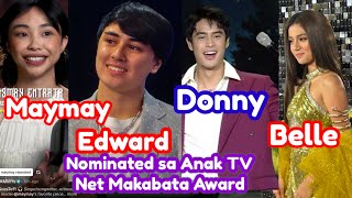 MayWard and DonBelle nominated sa Anak TV Net Makabata Star among so many Kapamilya stars