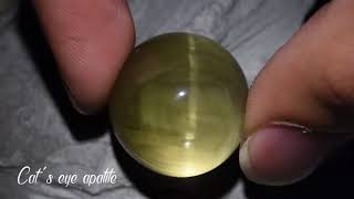 PHENOMENAL 85ct Cat's Eye Apatite - GemSelect Video Reviews