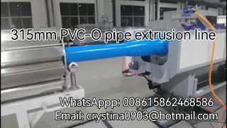 Online PVC-O pipe extrusion line Oriented pvc pipe production OPVC pipe making machine pipe machine