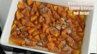 Crown Royal Peach Cobbler Crescent Roll Recipe