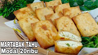 DENGAN BERMODALKAN UANG 20RIBU‼️BISA BIKIN MARTABAK TAHU‼️ENAK,GARING DILUAR LEMBUT DIDALAM