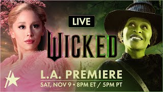 🔴LIVE: Wicked Red Carpet Premiere w/ Ariana Grande, Cynthia Erivo & More