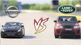 NISSAN GTR vs RANGE ROVER