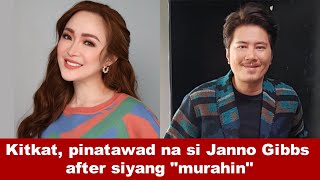 Kitkat, pinatawad na si Janno Gibbs after siyang "murahin"