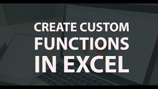 Create Custom Formulas and Functions in Excel