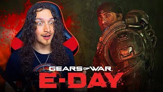 GEARS PREQUEL?! Gears of War: E-Day - Official Announcement Trailer REACTION!