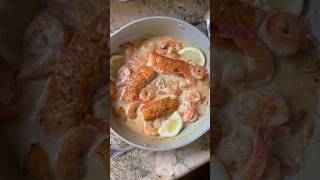 Creamy Salmon and Shrimp | Mother’s Day recipe!