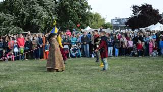 Kraków - 21.06.2014 - występ zespołu tańców dworskich. [HD]