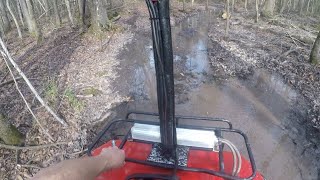 Honda 300 424 switch out lockout install tips/demo in the backyard swamp