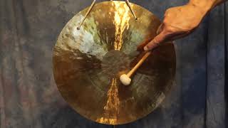 Gong Meditation #1 of 7~Root/1st Chakra/Earth Grounding 6 min~Gongs available at templesounds.net