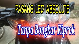 Pasang Lampu Led Motor Revo absolute|Belajar Otomotif77🔥