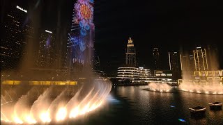 The Dubai Fountain - Lights & Laser Show 2024