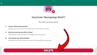 The Right Way to Delete a WhatsApp Community