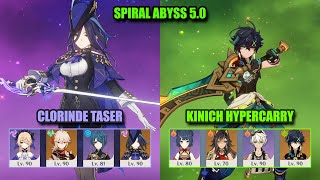 Clorinde Taser & Kinich HyperCarry | NEW Spiral Abyss 5.0 | Genshin Impact