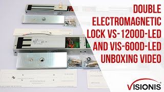 Double Electromagnetic Lock VS-1200D-LED and VIS-600D-LED -  Unboxing Video