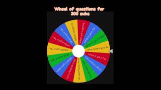 Wheel of questions!🫶✨💕 Comment more questions if u want to #fypシ #shorts #plslikesharesubscribe💅