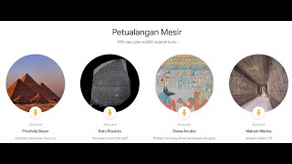 Jalan-jalan | Petualang Ke Mesir melalui Google Seni dan Budaya | Google Arts & Culture