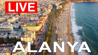 Alanya Live camera. KLEOPATRA BEACH. Alanya Turkey 14.12.2023 #alanya #turkey #livestream #wether