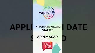 watch till end for link | Wipro nonvoice process jobs #wipro #wiprojobs #jobs2024 #jobsearch #shorts