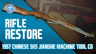 VINTAGE SKS RIFLE RESTORATION! 1957 SKS Rifle Caked in Cosmoline Brought Back to it's Former Glory!