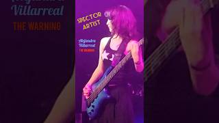 SPECTOR ARTIST - ALEJANDRA VILLARREAL  @TheWarning #livemusic #bassist #spectorbass #fyp #martintw