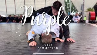 Jesse Moreno Purple Belt Promotion - Higs Academy