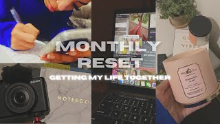 Monthly reset for the new year...silk press, doing things alone, self-care