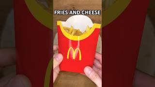 FRIES AND CHEESE🍟🧀 #shorts #food #viralvideo #mcdonalds