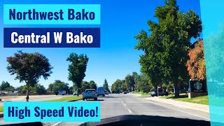 NW Bakersfield, CA to Central West Bakersfield, CA - High Speed Driving Video