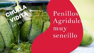 🔴Receta y Elaboración de pepinillos agridulces (Pickles), las que te ponen en tu hamburguesa