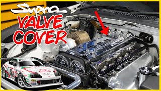 2JZ Billet Valve Cover for Castrol Supra | Install + Review |  PHR