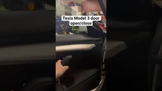 Sound of a Tesla Model 3 door opening and closing!