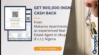 Homebuyers get 900,000 (NGN) cash back from Makarios Apartments in Abuja (F.c.t.), Nigeria