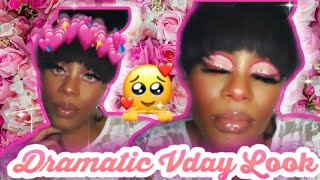 Sexy Dramatic Valentines Day Makeup Tutorial w/ Hair & Makeup, GRWM For A Date, MakeupShae