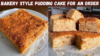 Bakery style pudding cake at home | pudding cake recipe | தமிழ் | with English subtitles