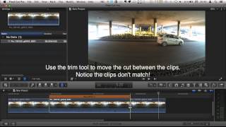 Trim edit and slowmotion in FCP X