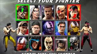 Mortal Kombat 3 (UMK3) Character Select