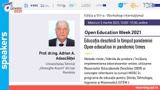 #8 OEW 2021 - Adrian A. Adascăliței - Universitatea Tehnică Gh. Asachi din Iași