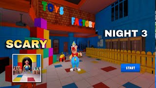 Scary Toy Factory Night 3 Gameplay 