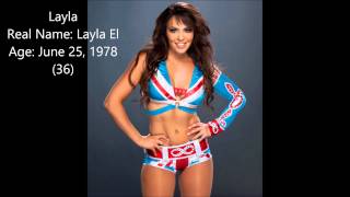 WWE Superstars Real Names and Ages 2014 (Female)