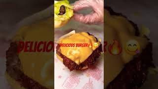 This burger is so delicious#fypシ゚viral #fyp #reels #duet #short #shortsvideo #funny #viralvideo #fun