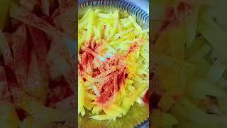 potato fries 🍟 recipe aalu ke frice ki recipe very tasty try enjoy like share #subscribe#