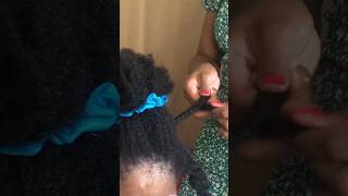 Wash day Routine on my sister’s 4C hair #youtubeshorts #shorts #washdayroutine #4chair