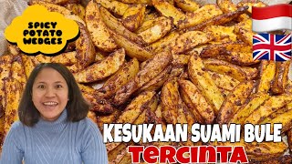 SPICY POTATO WEDGES KESUKAAN SUAMI BULE TERCINTA DI INGGRIS