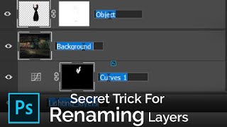 Secret Trick For Renaming Layer with Lighting Speed