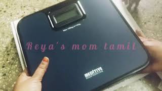 Weight machine unboxing  and review in tamil