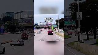 Making a dangerous exit at all cost caught on dash cam #shorts #short #viral