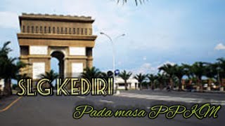 Suasana Simpang lima gumul kediri pada masa PPKM