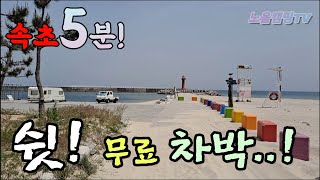 속초! 찾았다 무료 차박지! 아직도 돈주고 가세요? 시내 5분거리 노지 캠장 공개! Korea camping channel